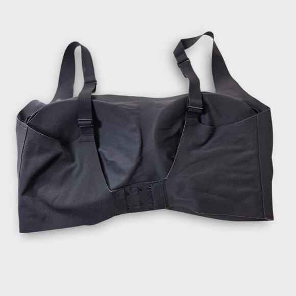 SKIMS Womens Scoop Longline Bralette Sm Black Wirefree Stretch Support - Picture 6 of 7